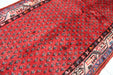 Traditional Red Antique Botemir Design Handmade Wool Runner 110cm x 315cm over-view homelooks.com