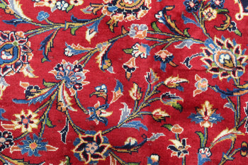 Traditional Vintage Red Medallion Handmade Oriental Wool Rug 303 X 410 cm www.homelooks.com 8