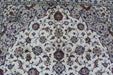 Large Traditional Antique Olive Handmade Oriental Wool Rug 202 X 301 cm medallion floral pattern www.homelooks.com