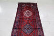 Classic Traditional Vintage Red Multi Medallion Handmade Runner top view www.homelooks.com
