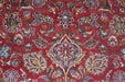 Classic Red Traditional Vintage Medallion Handmade Wool Rug 287 X 398 cm floral design www.homelooks.com