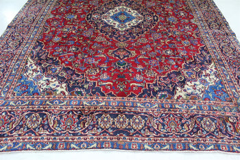 Superb Traditional Antique Medallion Handmade Red Wool Rug 276 X 362 cm www.homelooks.com 2