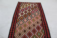 beautiful geometric diamond shaped traditional handmade rug homelooks.com