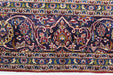 Beautiful Traditional Antique Wool Handmade Oriental Rug 305 X 405 cm edge design detail homelooks.com