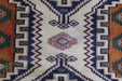 Traditional Antique Cream Geometric Handmade Oriental Wool Rug 300 X 343 cm homelooks.com 6
