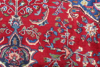 Red Medallion Design Traditional Vintage Wool Handmade Oriental Rug 298 X 374 cm www.homelooks.com 10
