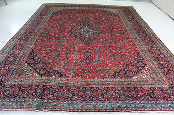 Traditional Antique Area Carpets Wool Handmade Oriental Rugs 290 X 377 cm www.homelooks.com