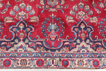 Traditional Vintage Red Medallion Wool Handmade Oriental Rug 202 X 300 cm www.homelooks.com 8