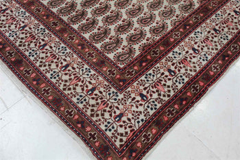 Traditional Vintage Cream Botemir Handmade Oriental Wool Rug 270 X 373 cm www.homelooks.com 10
