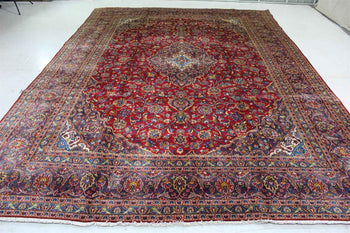 Traditional Vintage Handmade Oriental Wool Rug 285 X 385 cm www.homelooks.com 