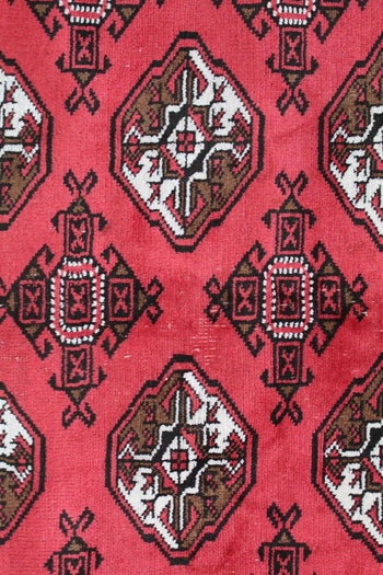 Beautiful Red Geometric style Traditional Vintage Handmade Oriental Rug 295 X 360 cm homelooks.com 6