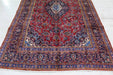 Beautiful Traditional Red & Blue Medallion Handmade Oriental Wool Rug 188cm x 300cm Homelooks.com