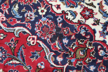 Large Traditional Vintage Medallion Red Wool Handmade Rug 295 X 400 cm 8 www.homelooks.com