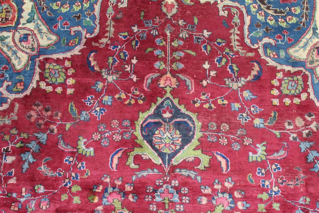 Attractive Traditional Vintage Red Medallion Handmade Wool Rug 285 X 385cm floral designs homelooks.com
