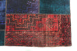 Traditional Vintage Multi Coloured Handmade Oriental Rug 158 X 200 cm homelooks.com 7