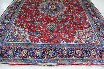 Attractive Traditional Vintage Red Handmade Oriental Rug 294 X 385 cm homelooks.com 2