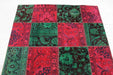 Traditional Antique Green & Red Wool Handmade Oriental Rug 145 X 200 cm homelooks.com 4