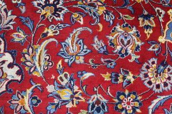 Traditional Vintage Red Medallion Handmade Oriental Wool Rug 295 X 390 cm www.homelooks.com 7