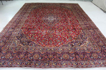 Traditional Antique Area Carpets Wool Handmade Oriental Rugs 288 X 385 cm homelooks.com 