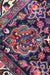 Lovely Traditional Vintage Medallion Red Handmade Oriental Rug 256 X 345 cm corner design detail www.homelooks.com