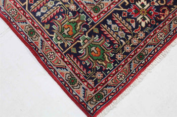 Traditional Vintage Handmade Red Wool Oriental Rug 294 X 387 cm www.homelooks.com 11