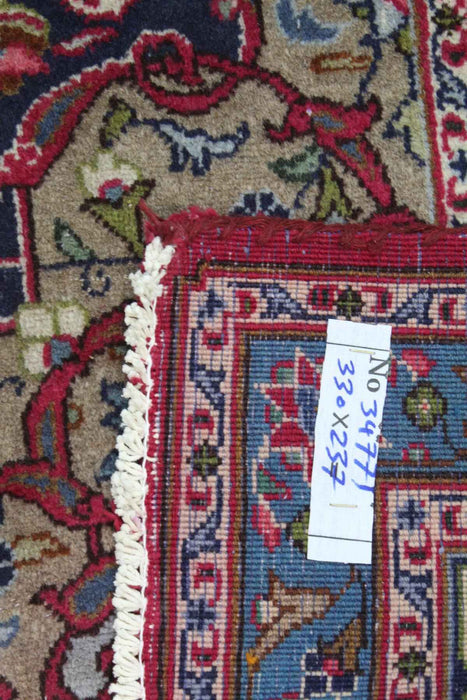 Traditional Antique Medallion Handmade Large Wool Rug dimensions homelooks.com