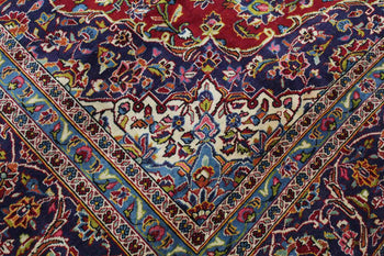 Lovely Traditional Antique Area Carpets Wool Handmade Oriental Rugs 295 X 397 cm corner design details www.homelooks.com