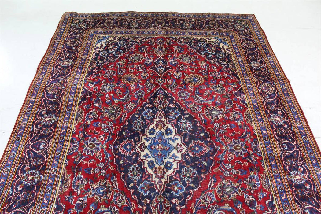 Beautiful Traditional Red & Blue Medallion Handmade rug