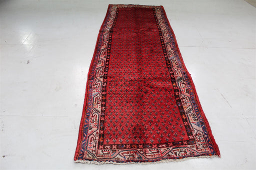 Traditional Red Antique Botemir Design Handmade Wool Runner 110cm x 315cm homelooks.com