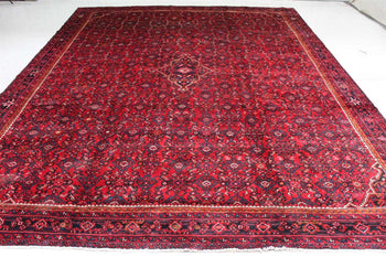Beautiful Medallion Traditional Antique Red Wool Rug 300 X 403 cm overview homelooks.com