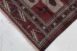 Sleek Brown Geometric Traditional Vintage Handmade Oriental Rug 245 X 390 cm homelooks.com 8