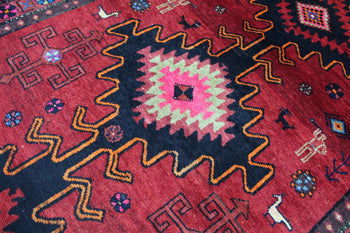 Traditional Antique Area Carpets Wool Handmade Oriental Rugs 130 X 252 cm homelooks.com 4