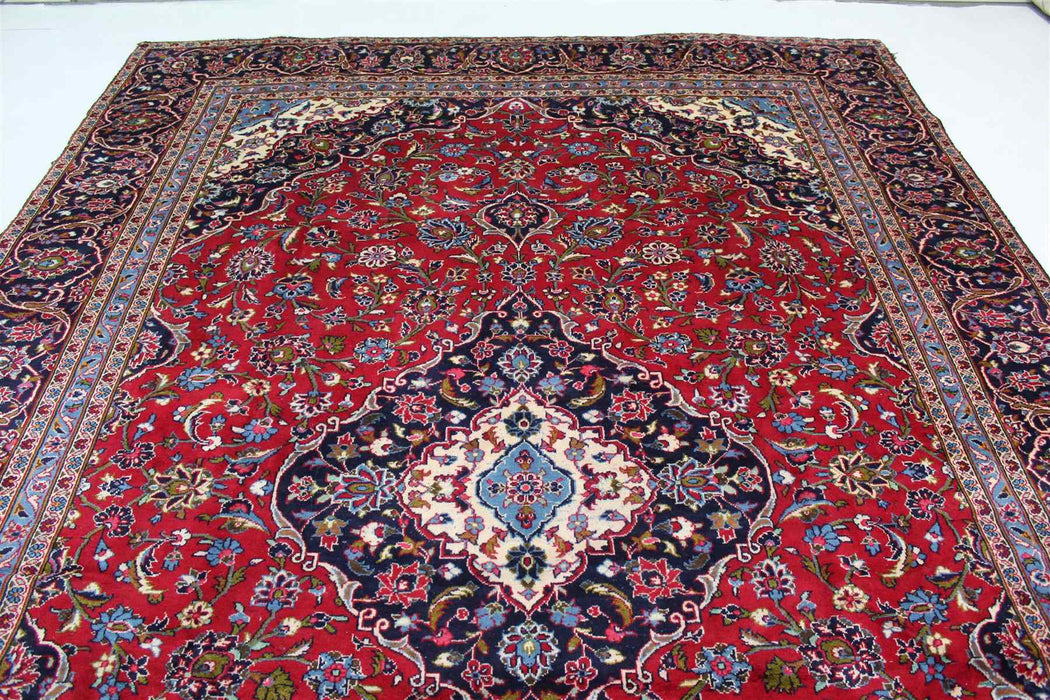 Traditional Antique Area Carpets Wool Handmade Oriental Rugs 270 X 382 cm top view www.homelooks.com