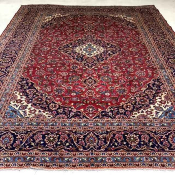 Traditional Antique Area Carpets Wool Handmade Oriental Rugs 302 X 397 cm www.homelooks.com