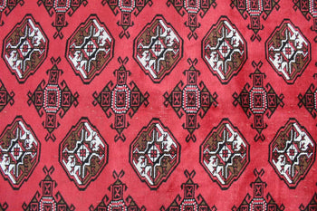 Beautiful Red Geometric style Traditional Vintage Handmade Oriental Rug 295 X 360 cm homelooks.com 5