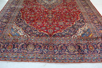 Beautiful Traditional Vintage Oriental Wool Handmade Rug 296 X 435 cm homelooks.com 2