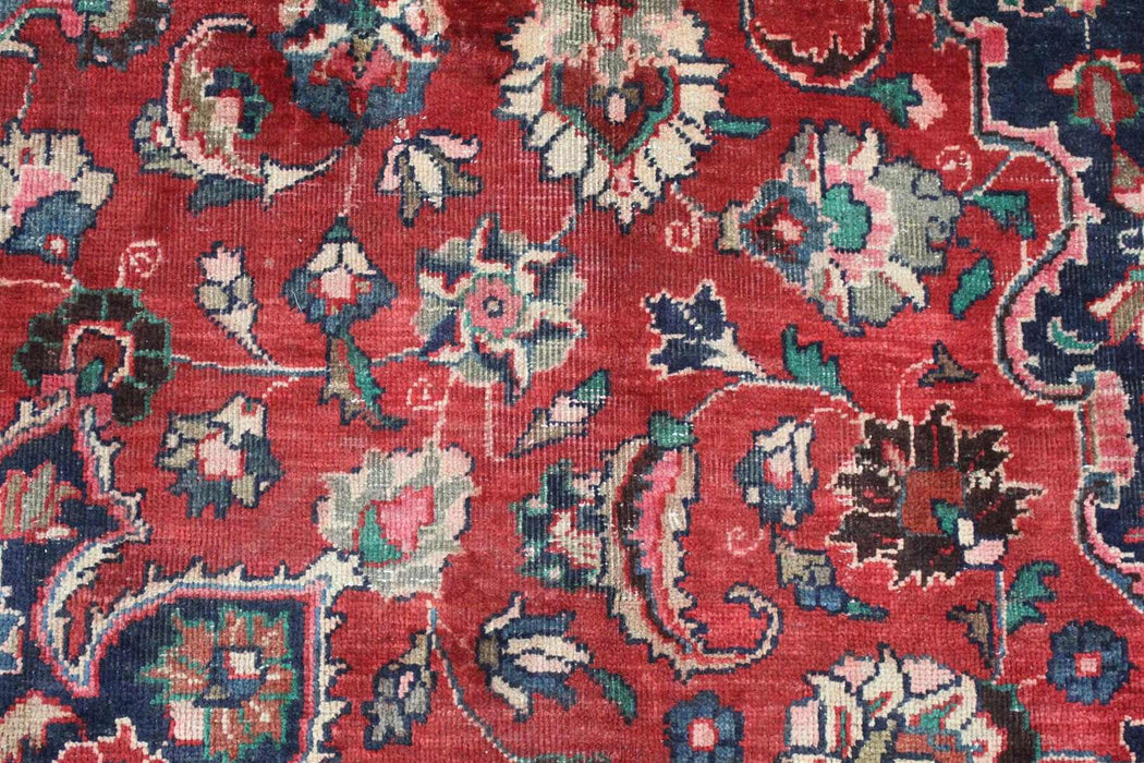 Large Traditional Red Antique Wool Handmade Oriental Rug 288 X 395 cm floral patterns www.homelooks.com