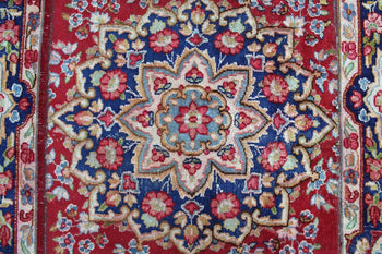 Traditional Antique Multi Patchwork Wool Handmade Oriental Rug 80 X 322 cm homelooks.com 4