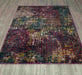 Miami Abstract Design Rug (V4) on wooden floor www.homelooks.com