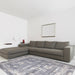 Monaco Faded Contemporary Rug (V1) in modern living room www.homelooks.com