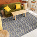 Ritz Geometric Modern Rug Gold & Grey (V3) modern living room homelooks.com