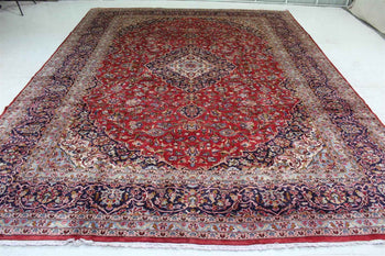 Traditional Antique Area Carpets Wool Handmade Oriental Rugs 296 X 388 cm homelooks.com 