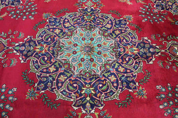 Lovely Traditional Antique Red Wool Handmade Oriental Rug 293 X 339 cm 5 www.homelooks.com