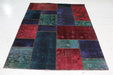 Traditional Vintage Multi Coloured Handmade Oriental Rug 158 X 200 cm homelooks.com 