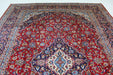 Red Medallion Traditional Antique Wool Handmade Oriental Rug 290 X 402 cm homelooks.com 3