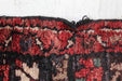 Traditional Vintage Handmade Oriental Black / Red Wool Runner 102 X 265 cm homelooks.com 7