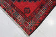 Lovely Traditional Multi Medallion Handmade Oriental Red Wool Runner 120cm x 300cm corner view www.homelooks.com