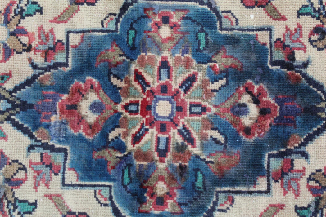 Traditional Antique Medallion Handmade Oriental Wool Rug 246cm x 343cm