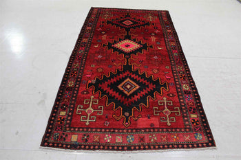 Traditional Antique Area Carpets Wool Handmade Oriental Rugs 130 X 252 cm homelooks.com 