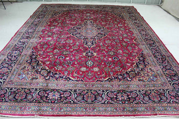 Traditional Antique Area Carpets Wool Handmade Oriental Rugs 298 X 390 cm homelooks.com 